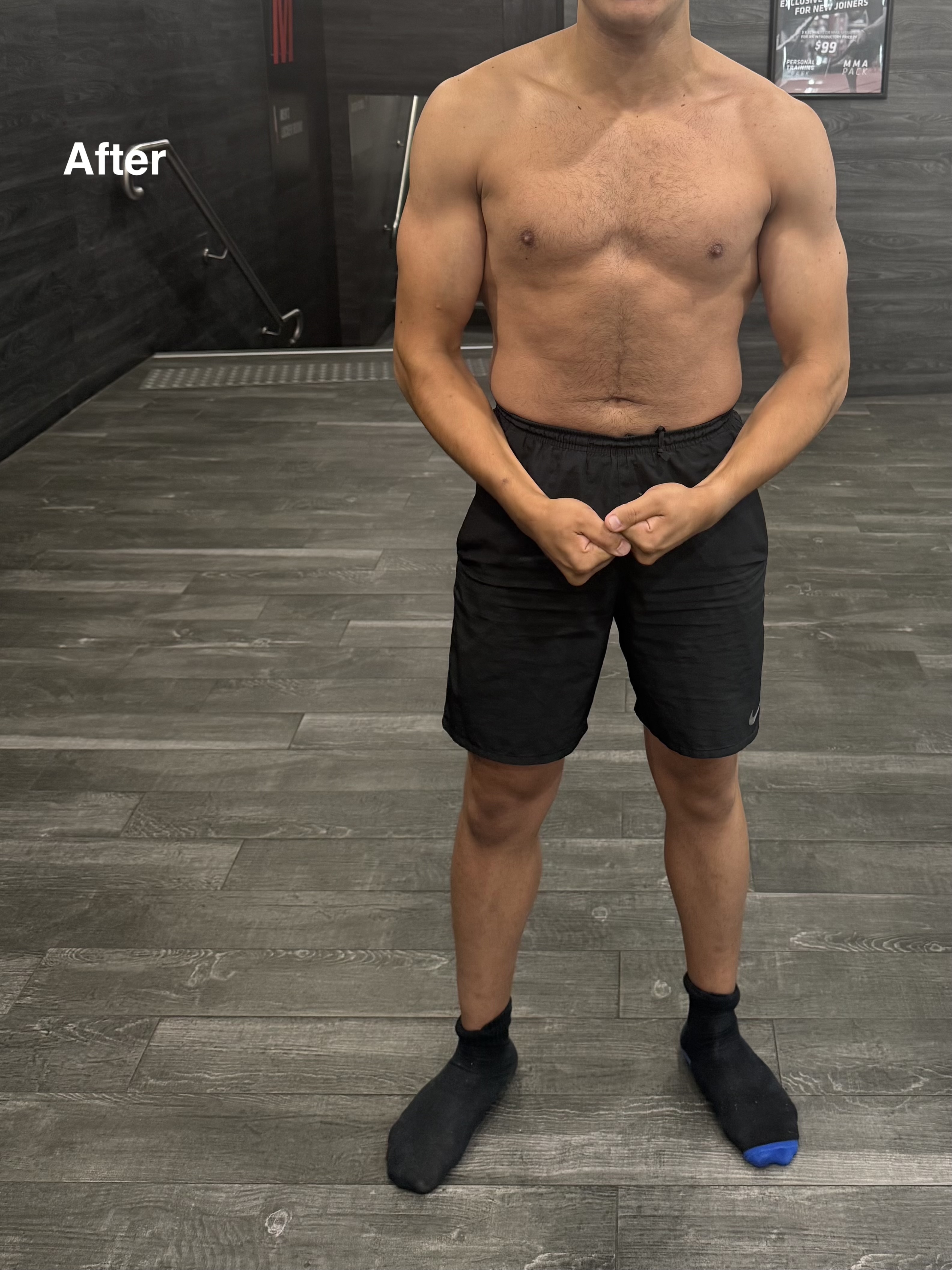 Boxing weight loss transformation - back muscle definition