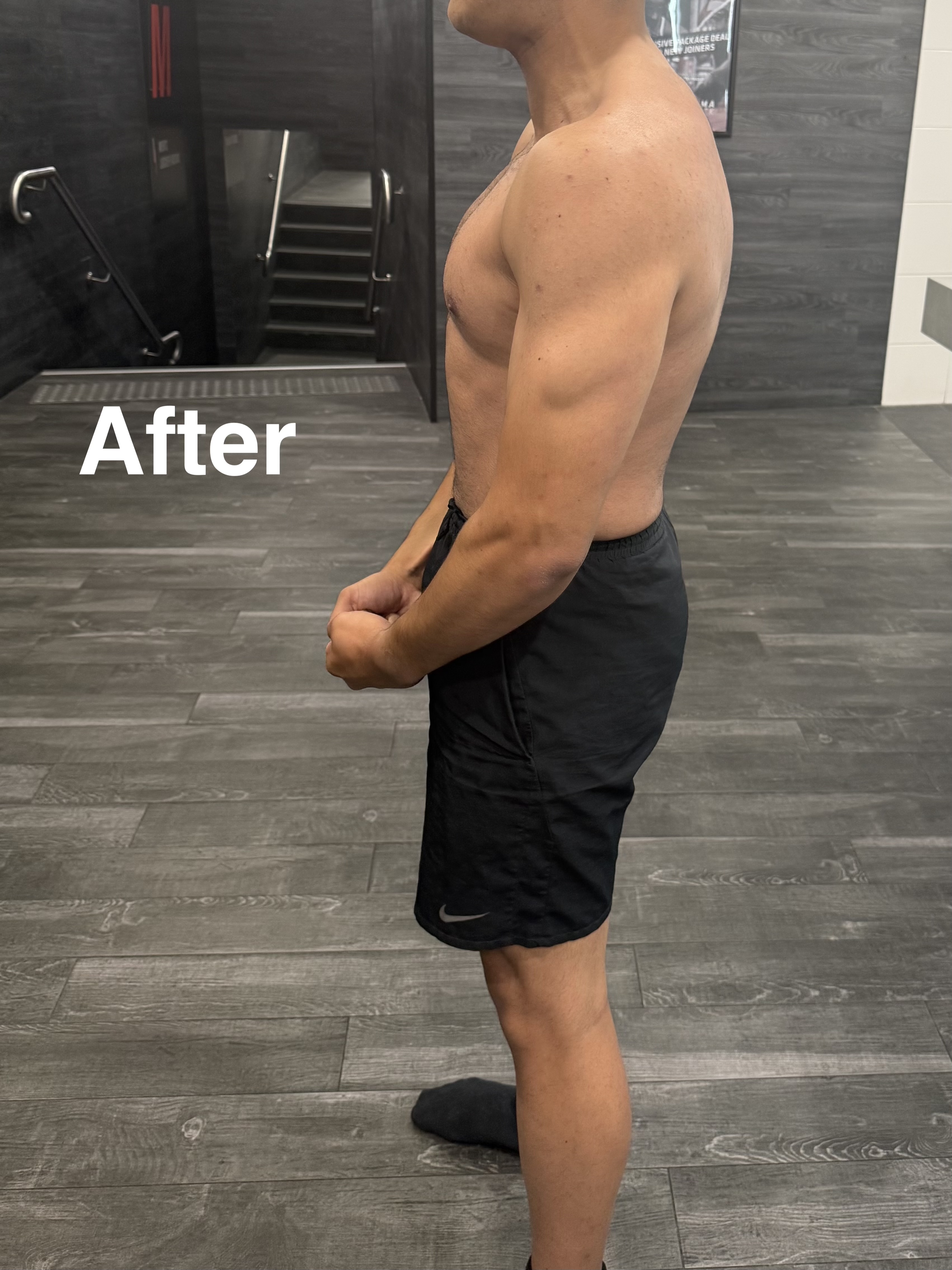 Boxing fitness program before and after comparison