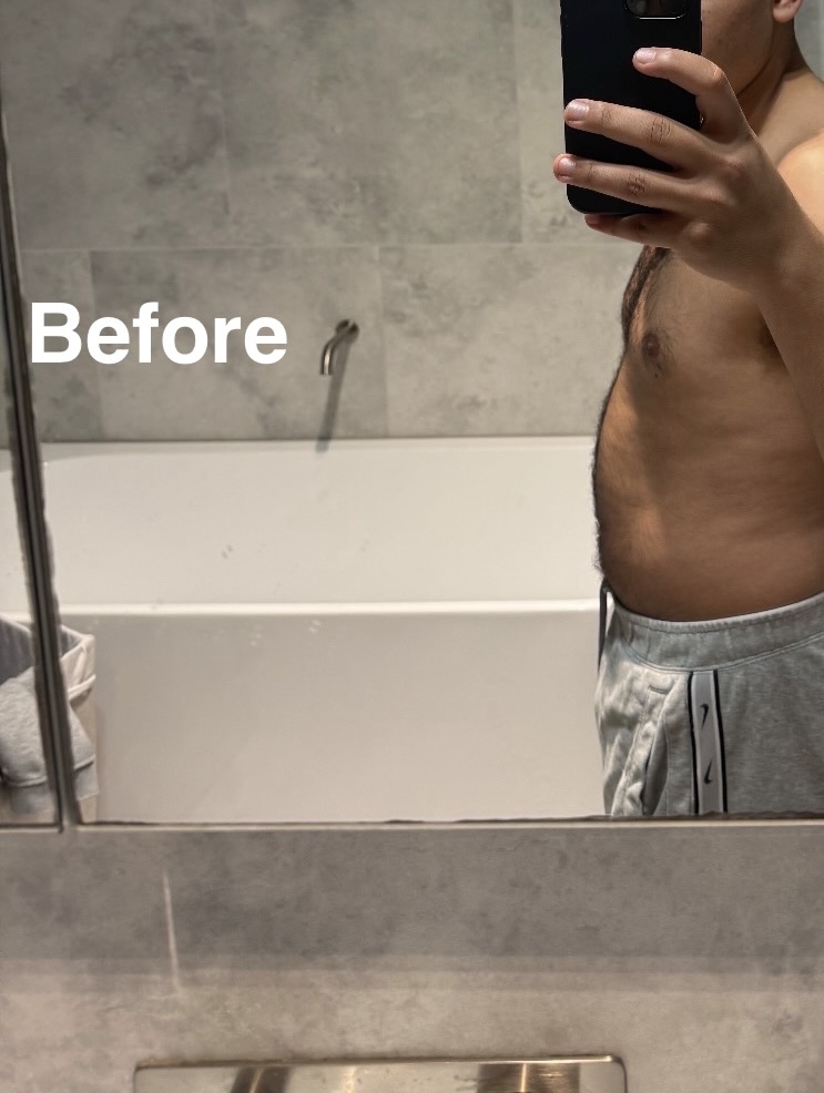 Starting point physique - Day 1 of boxing program